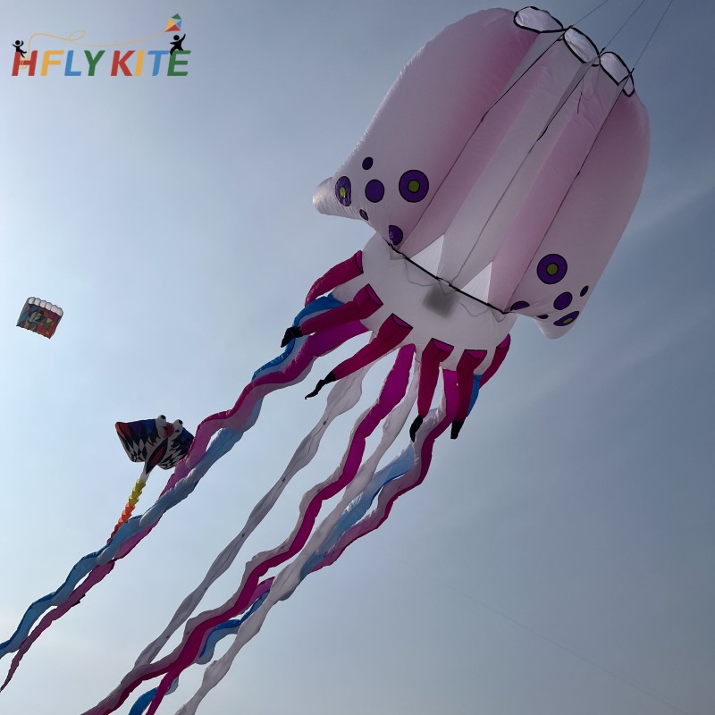 18M jellyfish kite pendant 40d ripstop nylon 
