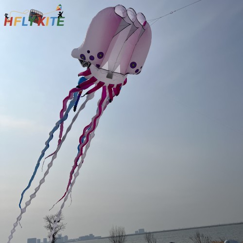 18M jellyfish kite pendant 40d ripstop nylon
