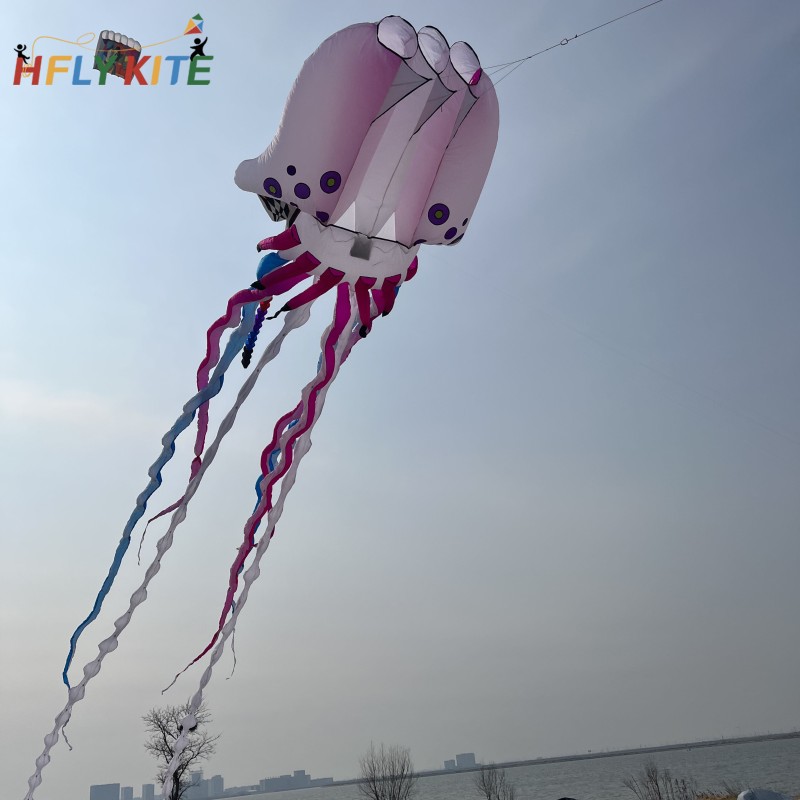 18M jellyfish kite pendant 40d ripstop nylon