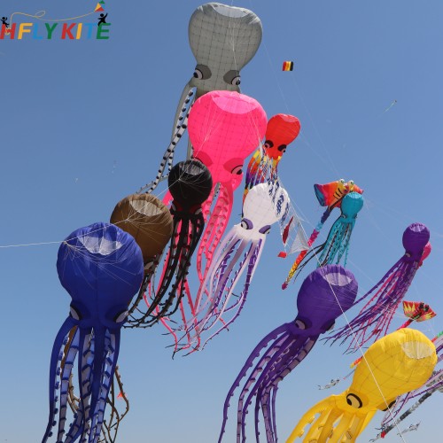 20m octopus kite pendant 40d ripstop nylon