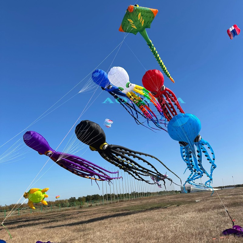 20m octopus kite pendant 40d ripstop nylon 