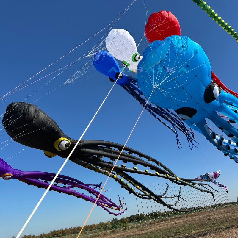20m octopus kite pendant 40d ripstop nylon 