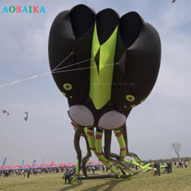 58m octopus Kite Pendant 40d Ripstop Nylon For Adults High Quality Colorful Show Kite 