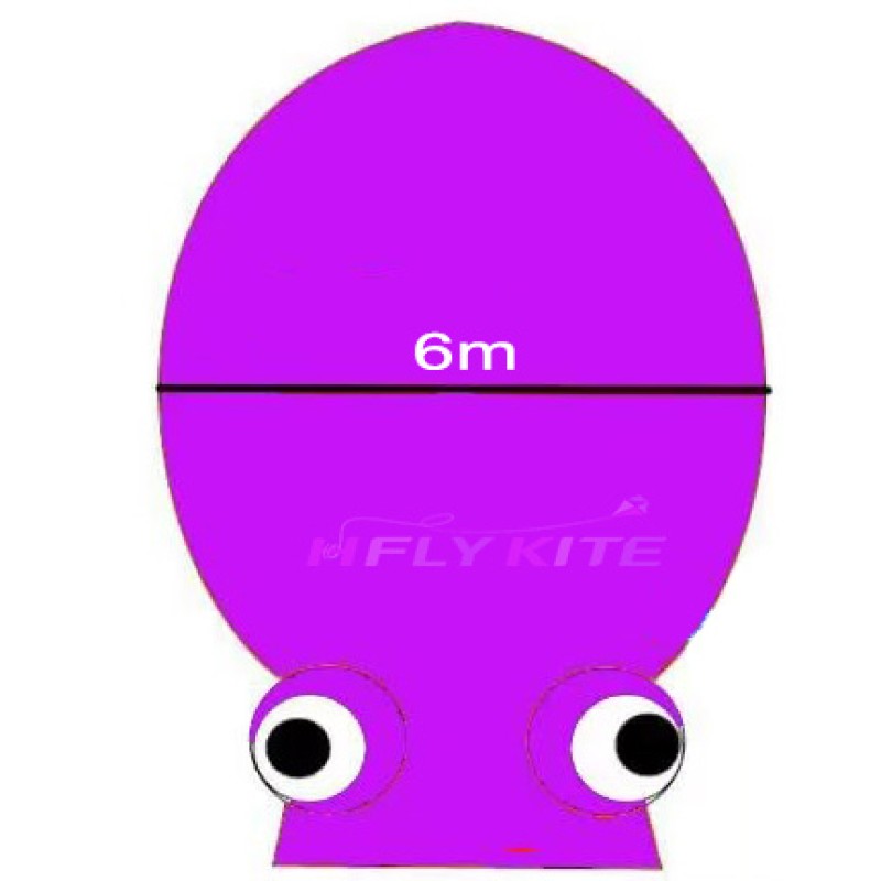 40M octopus kite pendant 40d ripstop nylon 