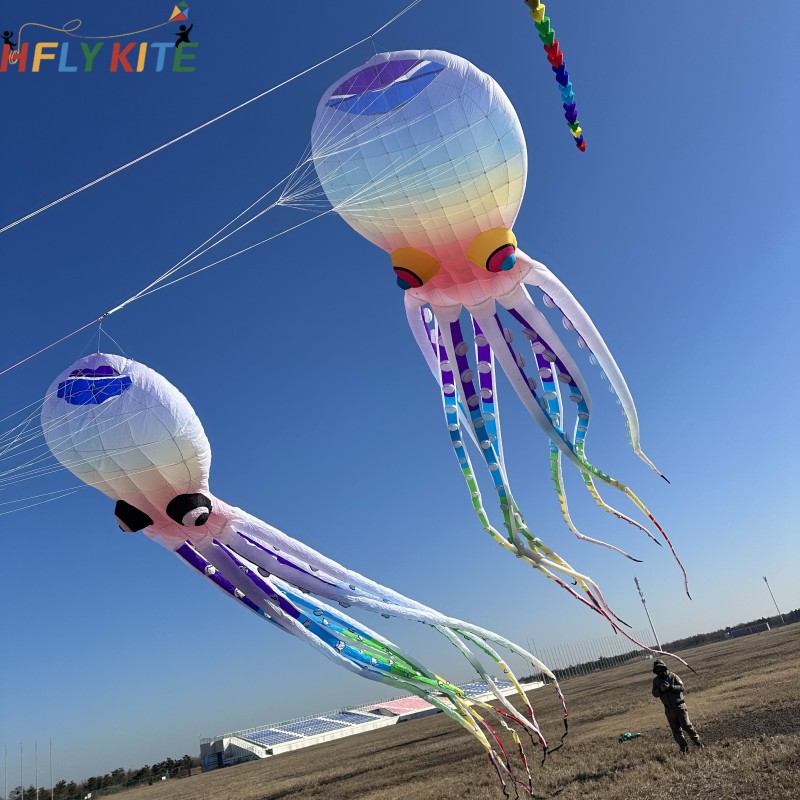 40M octopus kite pendant 40d ripstop nylon