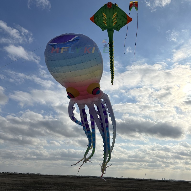 40M octopus kite pendant 40d ripstop nylon 
