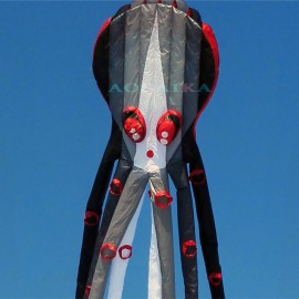 New Arrival Soft Inflatable 20/26M Alien Octopus Kite Pendant 40d Nylon Ripstop Adults High Quality Colorful Animal Show Kites 
