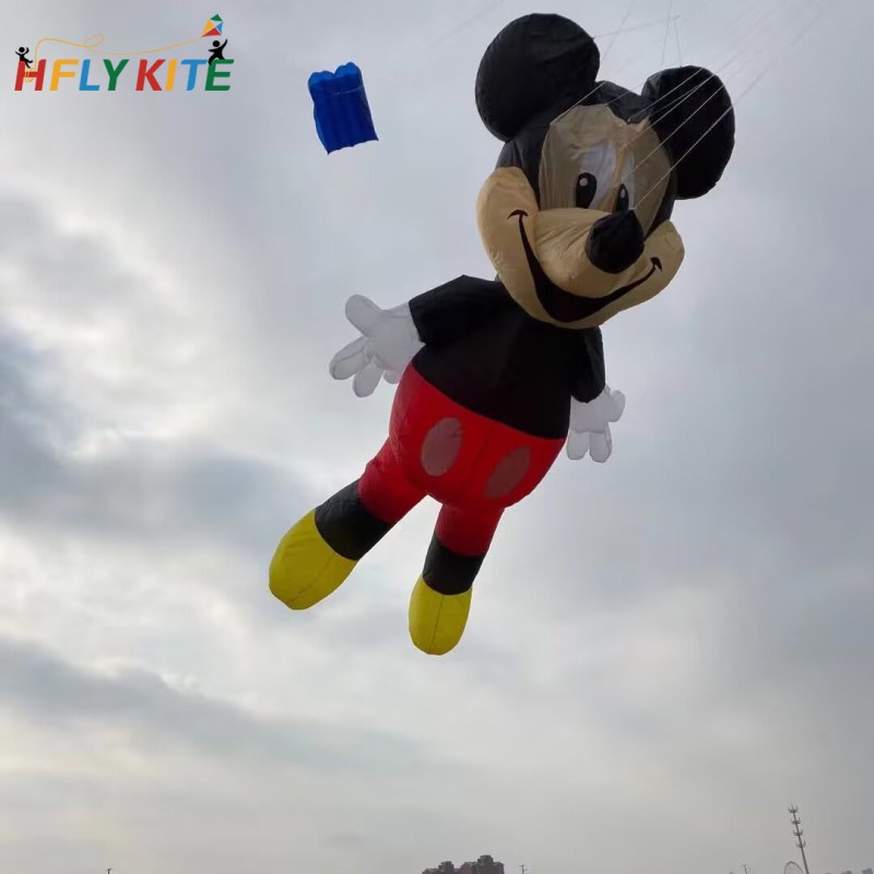 3.5M mickey minnie kite rendant 40d ripstop nylon 