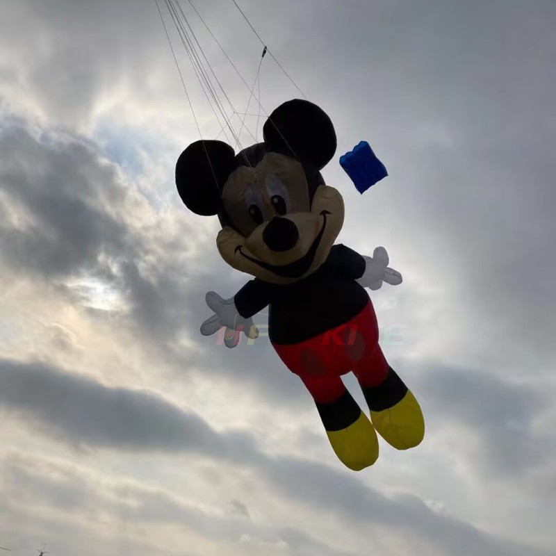 3.5M mickey minnie kite rendant 40d ripstop nylon 