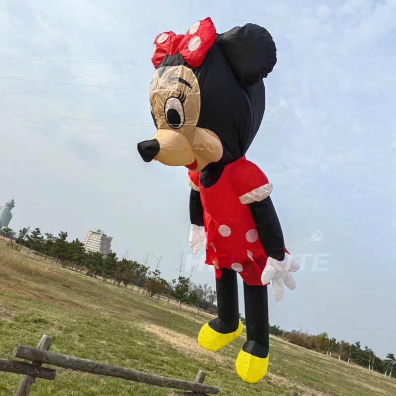 3.5M mickey minnie kite rendant 40d ripstop nylon 