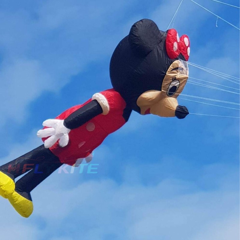 3.5M mickey minnie kite rendant 40d ripstop nylon 