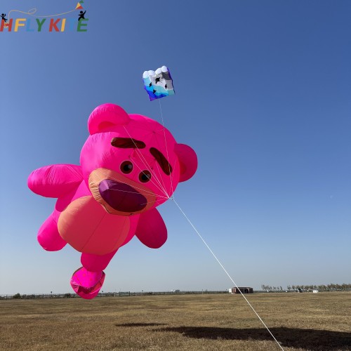 12M strawberry bear kite pendant 40d ripstop nylon