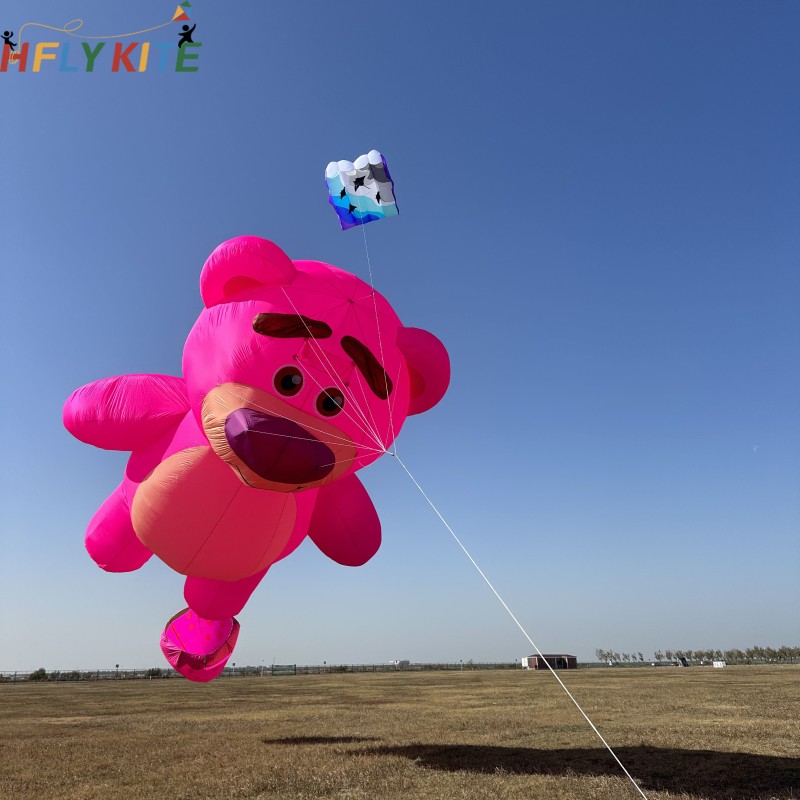 12M strawberry bear kite pendant 40d ripstop nylon 