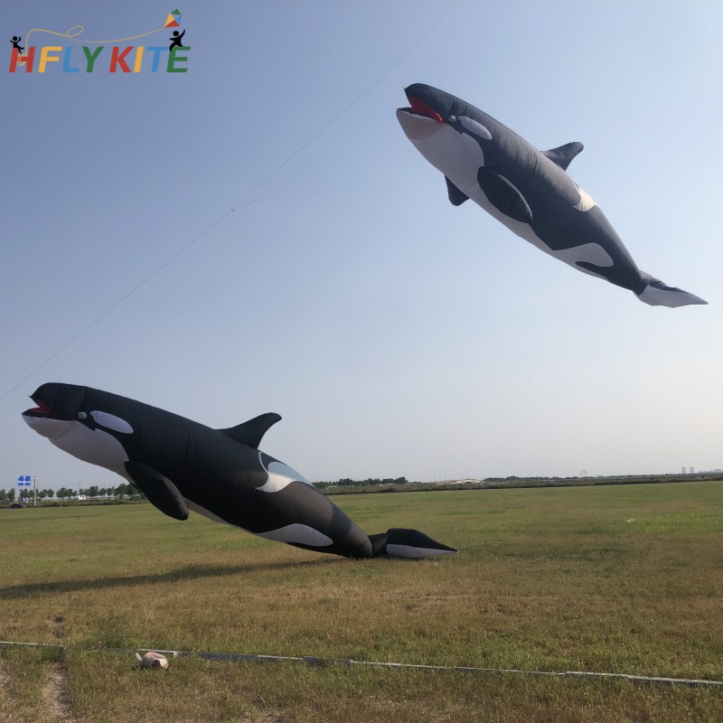 10M killer whale kite pendant 40d ripstop nylon 