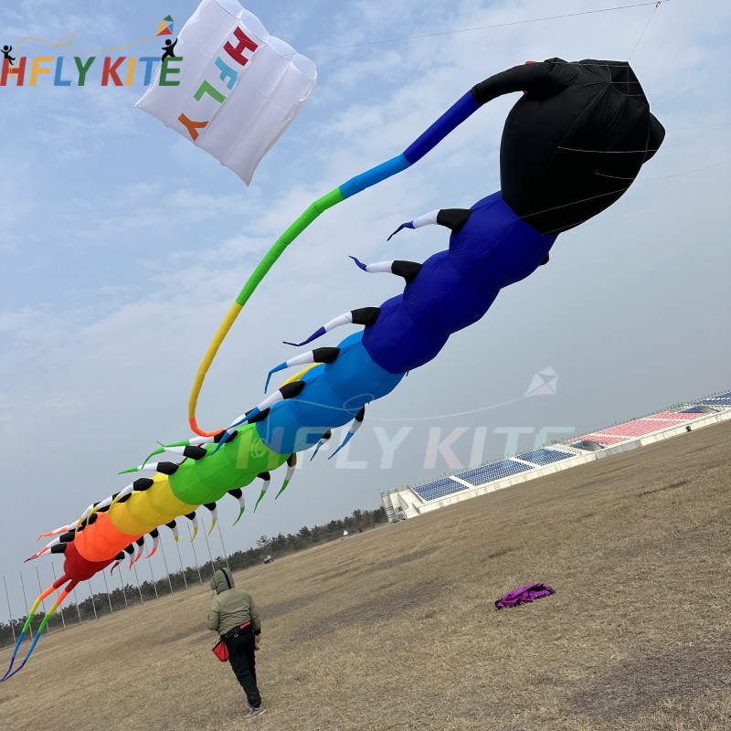 35M centipede kite pendant line laundry for Adults High Quality 40D Nylon Show Kites 