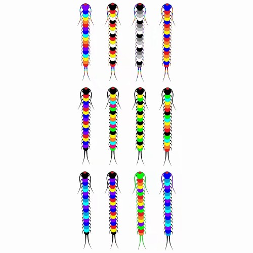 35M centipede kite pendant line laundry for Adults High Quality 40D Nylon Show Kites