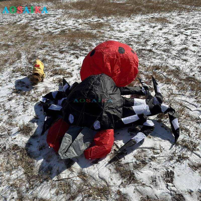 New Arrival 3.5m Spider Landscape Kite 40d Ripstop Nylon For Adults High Quality Colorful Show Kite 