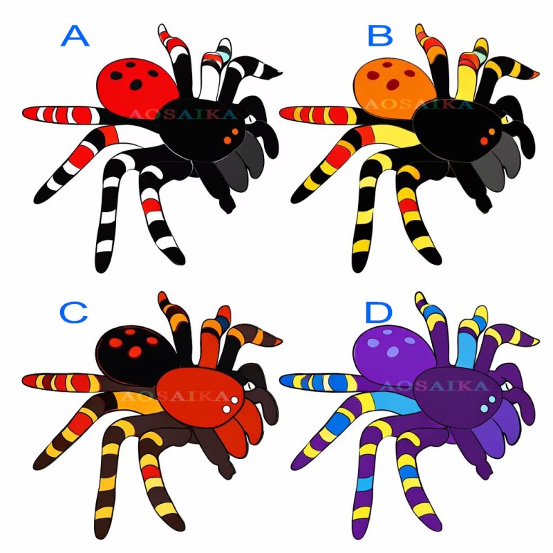 New Arrival 4*3.5m Spider Landscape Kite 40d Ripstop Nylon For Adults High Quality Colorful Show Kite 