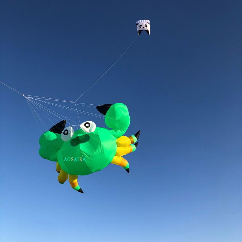 4m Crab kite pendant 40d Ripstop Nylon For Adults High Quality ColorfulShow Kite 