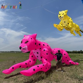 10m leopard kite pendant 40d ripstop nylon 