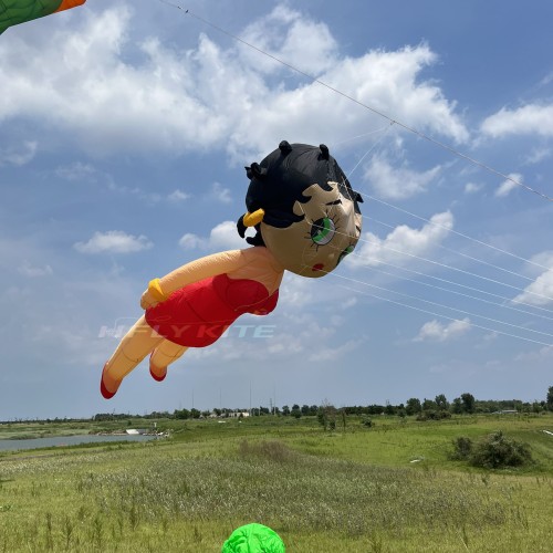 5m/10m Betty Boop kite pendant 40d ripstop nylon