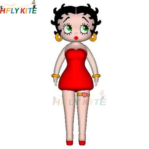 5m/10m Betty Boop kite pendant 40d ripstop nylon