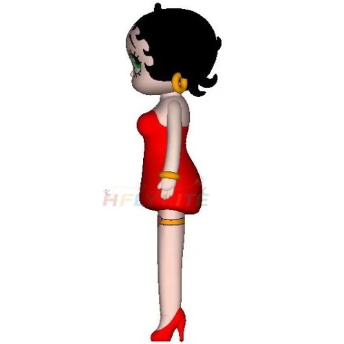 5m/10m Betty Boop kite pendant 40d ripstop nylon
