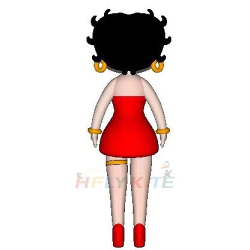 5m/10m Betty Boop kite pendant 40d ripstop nylon