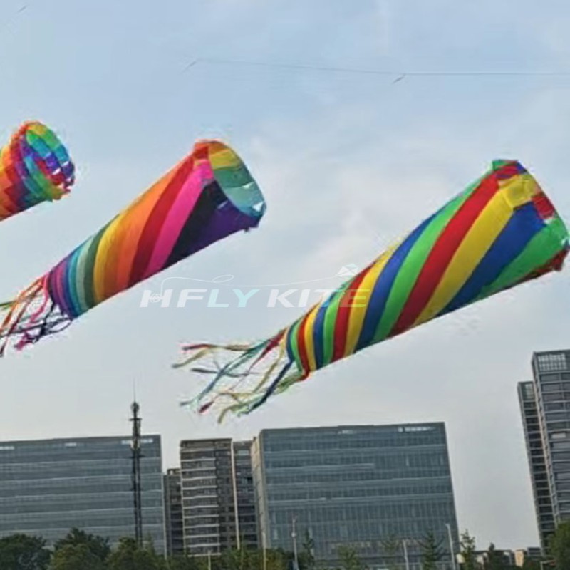3m Striped turntle kite tail 1.5m diameter 80 centimetres 40d ripstop nylon 