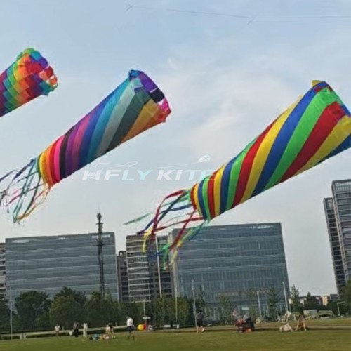 3m Striped turntle kite tail 1.5m diameter 80 centimetres 40d ripstop nylon