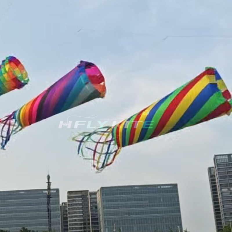 3m Striped turntle kite tail 1.5m diameter 80 centimetres 40d ripstop nylon 