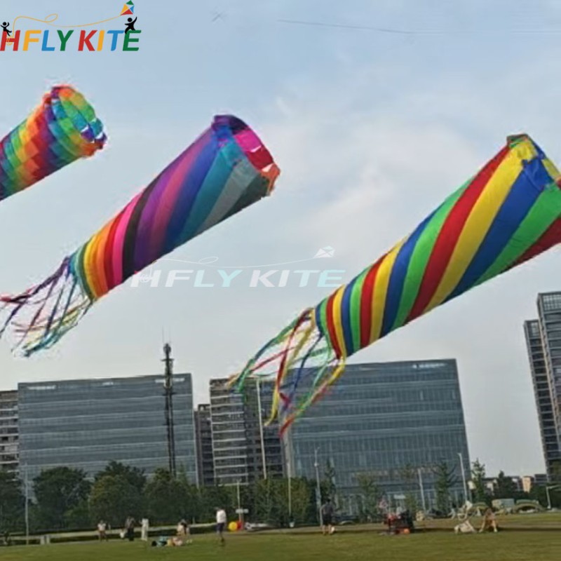 3m Striped turntle kite tail 1.5m diameter 80 centimetres 40d ripstop nylon 