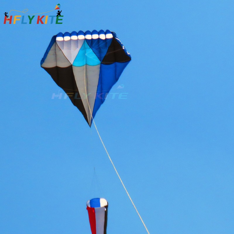 3m Diamond  kite Polyester cloth Adults High Quality Colorful Show Kite