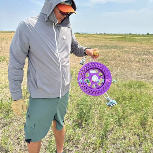 New Arrival 28cm Aluminum-Magnesium Alloy Variable Speed Kite Wheel