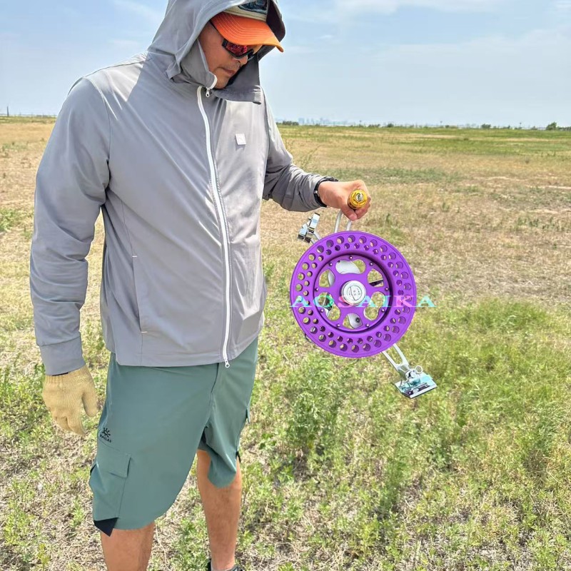 New Arrival 28cm Aluminum-Magnesium Alloy Variable Speed Kite Wheel 