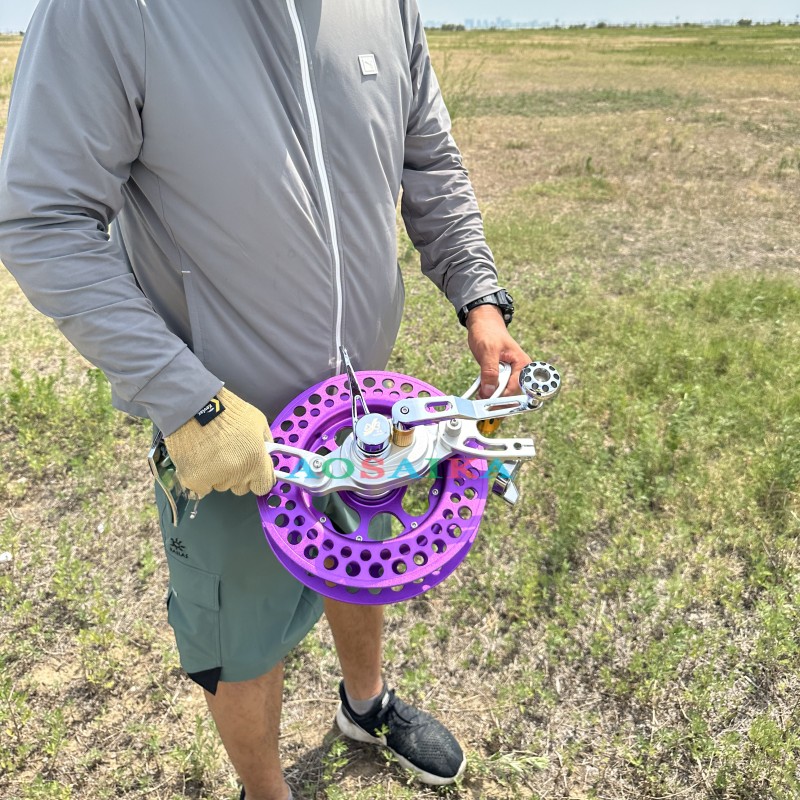 New Arrival 28cm Aluminum-Magnesium Alloy Variable Speed Kite Wheel 