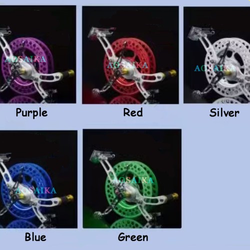 New Arrival 28cm Aluminum-Magnesium Alloy Variable Speed Kite Wheel