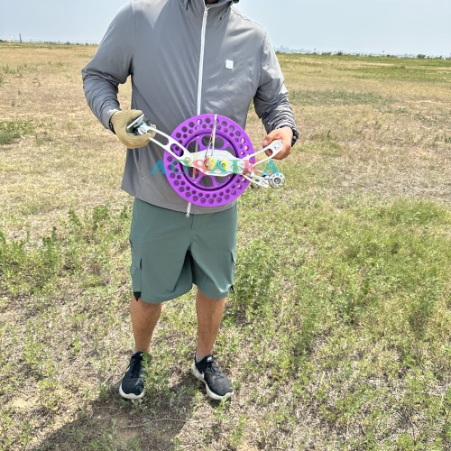 New Arrival 28cm Aluminum-Magnesium Alloy Variable Speed Kite Wheel
