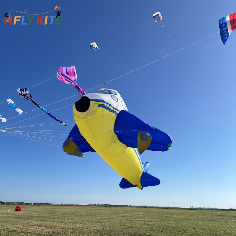 5M airplane kite pendant 40d ripstop nylon 