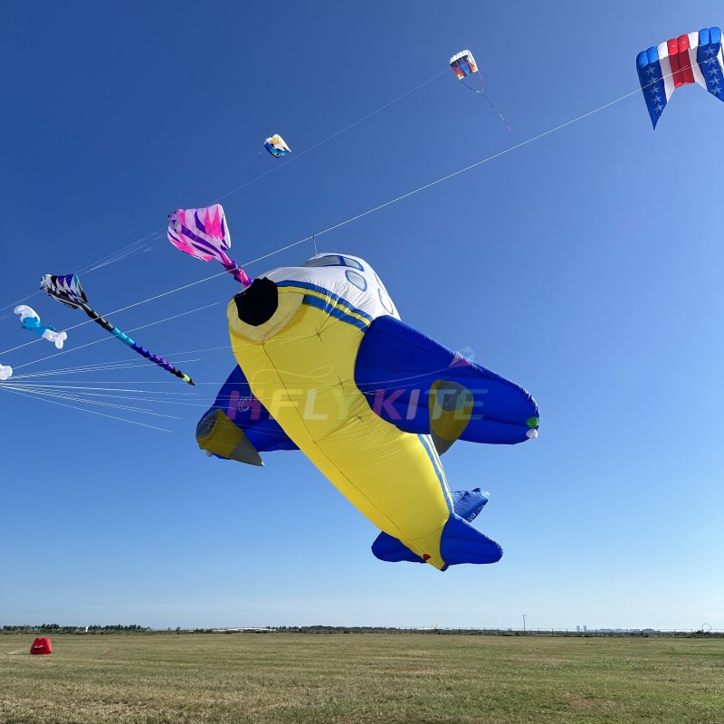 5M airplane kite pendant 40d ripstop nylon 