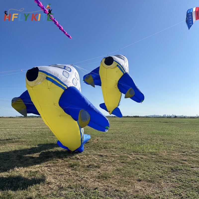 5M airplane kite pendant 40d ripstop nylon 