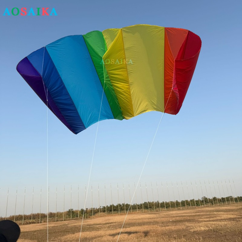 3×2.1m Parafoil Kite 40d Ripstop Nylon For Adults High Quality ColorfulShow Kite
