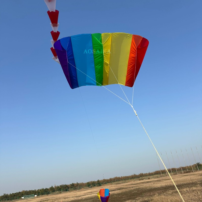 3×2.1m Parafoil Kite 40d Ripstop Nylon For Adults High Quality ColorfulShow Kite 