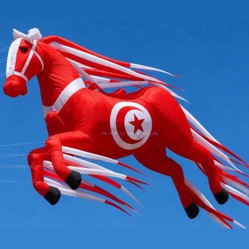 5M horse kite pendant  40d ripstop nylon