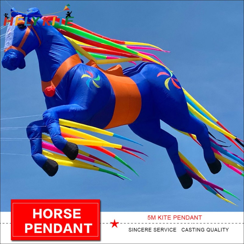 5M horse kite pendant  40d ripstop nylon 
