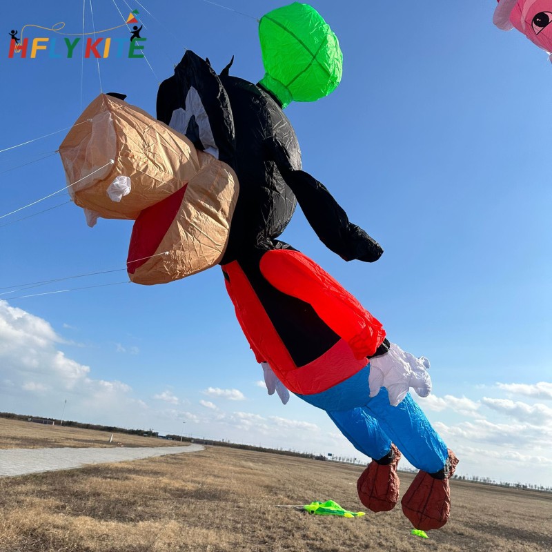 3.5M high flying dog kite rendant 40d ripstop nylon