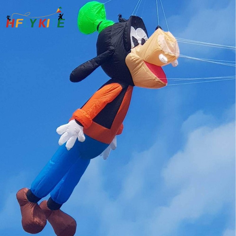 3.5M high flying dog kite rendant 40d ripstop nylon 