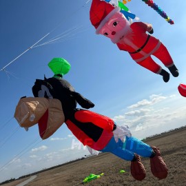 3.5M high flying dog kite rendant 40d ripstop nylon 