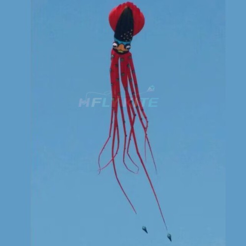 18m squid kite Polyester cloth Adults High Quality Colorful Show Kite