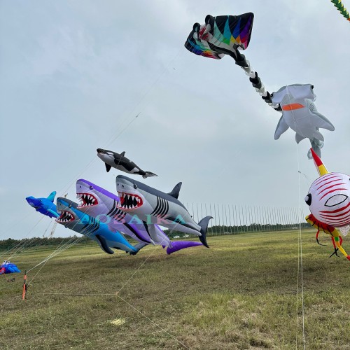 12M shark kite pendant 40d nylon ripstop 12M shark kite pendant 40d nylon ripstop